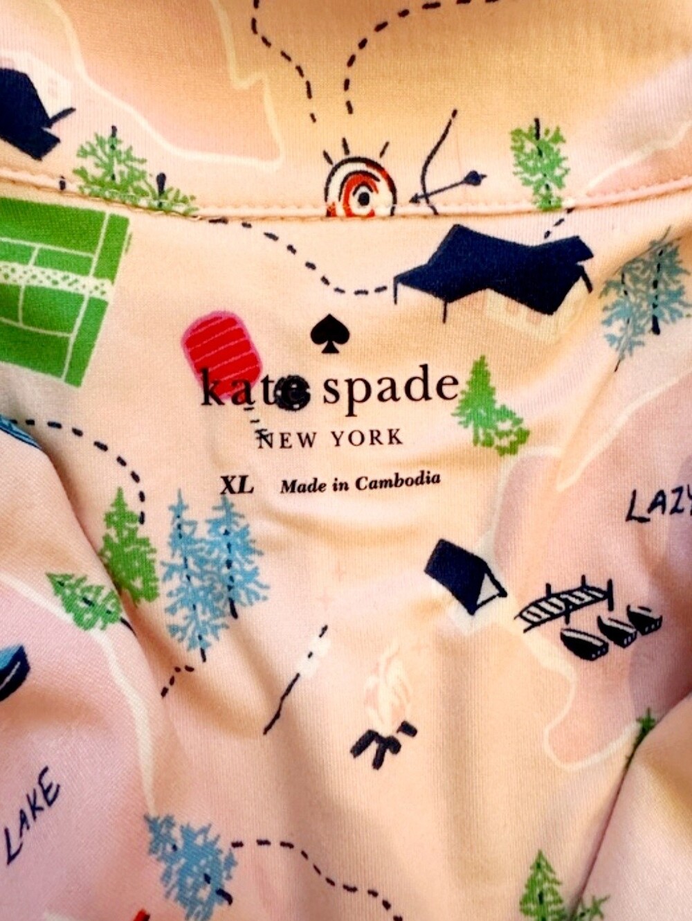 Kate Spade Camp Kate Short Pajama Set - Picture 3 of 7